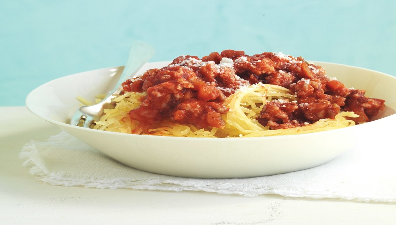 Turkey Bolognese with Spaghetti Squash